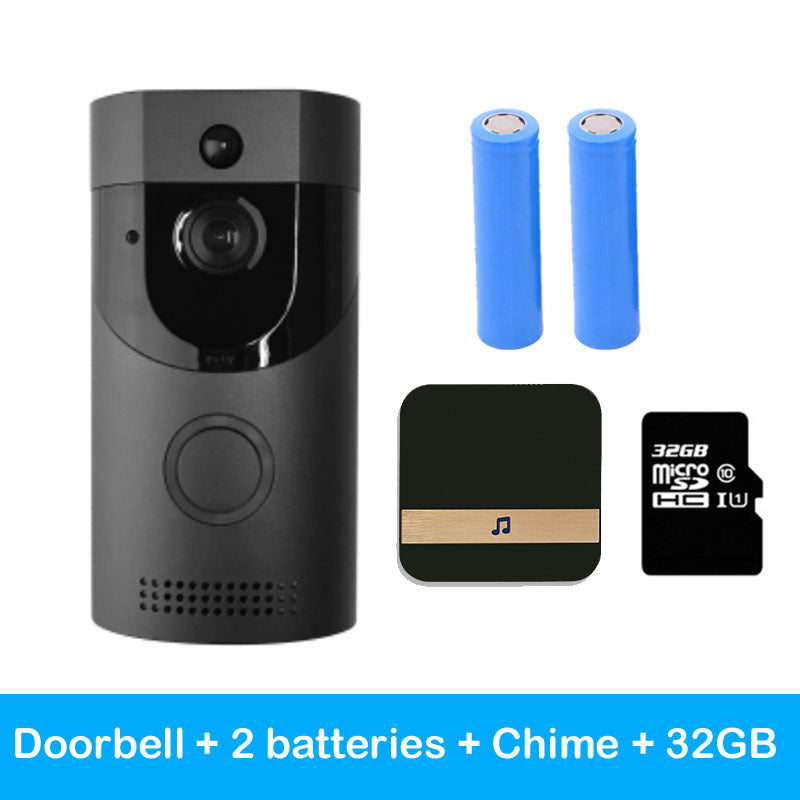 Smart WiFi Video Doorbell - Wireless Intercom, HD Video & Mobile App Control