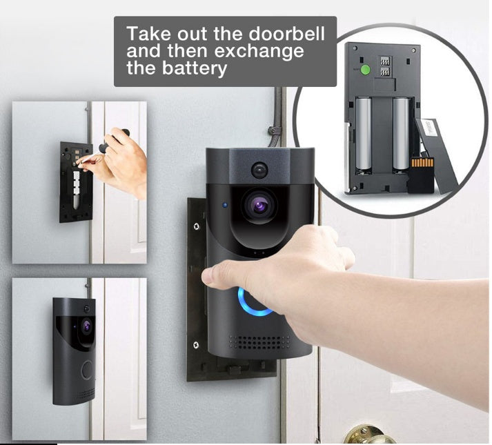 Smart WiFi Video Doorbell - Wireless Intercom, HD Video & Mobile App Control