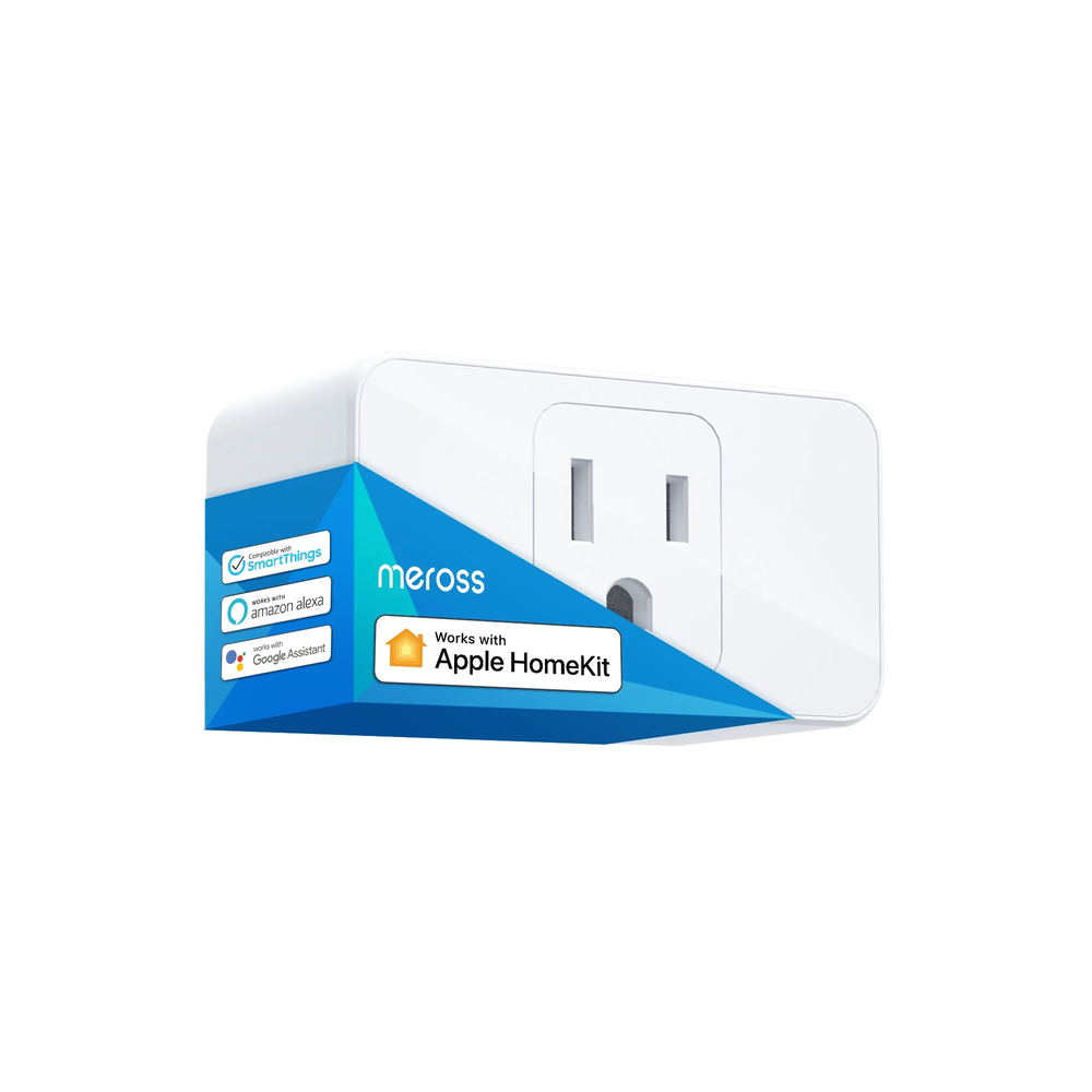 Meross Smart Plug Mini - HomeKit, WiFi, Alexa, Google Assistant, Remote & Voice Control