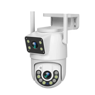 Guudgo 4MP WiFi PTZ EU Camera Dual-Lens, Night Vision, Outdoor Security