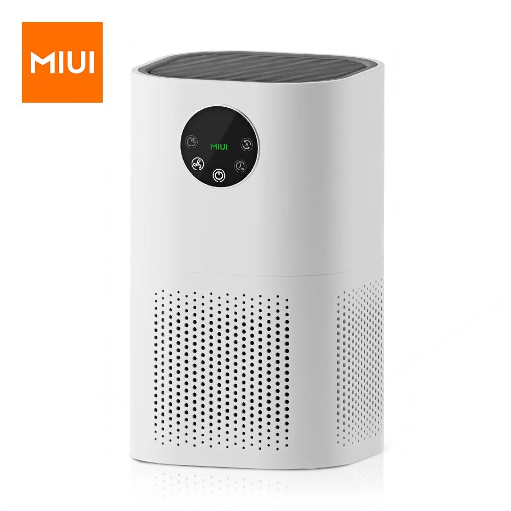 MIUI Air Purifier for Home – H13 True HEPA Filter, 25dB Silent Operation, Eliminates Allergies, Pet Hair & Odors