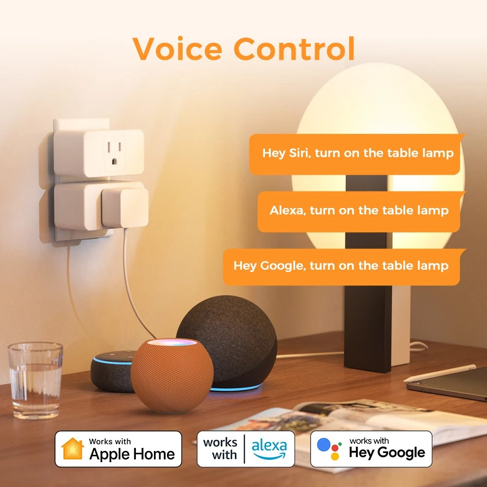 Refoss 15A Smart Plug - HomeKit, WiFi, Alexa, Google Assistant, Voice & Remote Control (US Version)