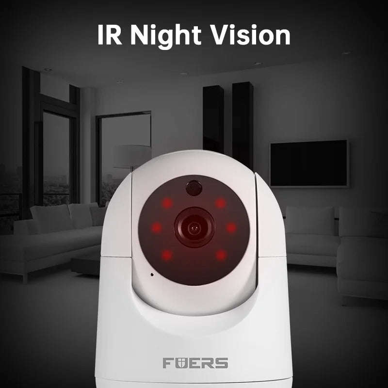 FUERS 4K 8MP WiFi IP Camera – Smart Home Security Camera for Pets, Baby Monitoring, and Wireless Surveillance