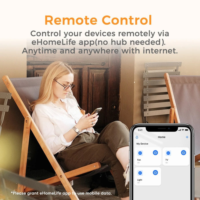 Refoss 15A Smart Plug - HomeKit, WiFi, Alexa, Google Assistant, Voice & Remote Control (US Version)