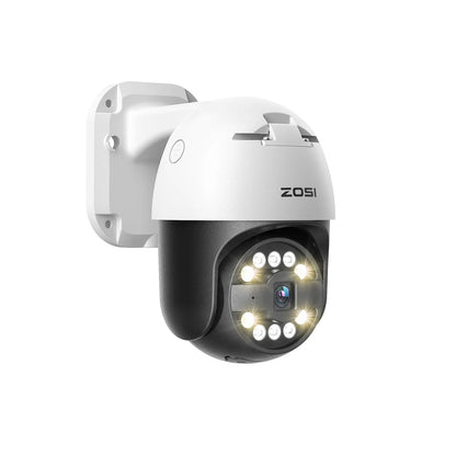 ZOSI C296 5MP 3K PoE PTZ IP Camera – AI Face, Human & Vehicle Detection, Starlight Night Vision