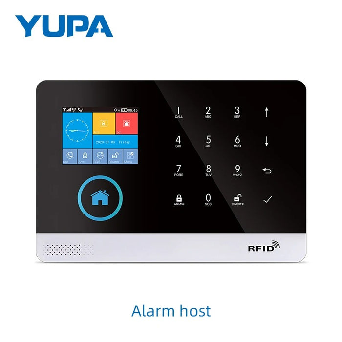 4G WiFi Alarm System - Tuya Smart Life APP | Smart Home Security Kit with PIR and Door Sensors