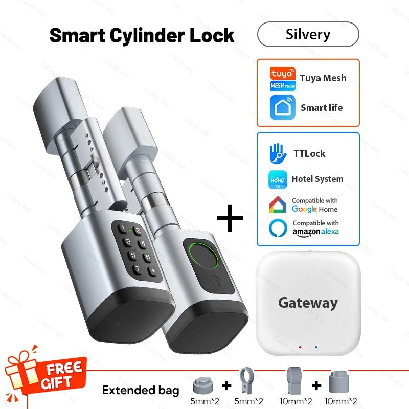 V1 Pro+ Smart Door Lock | TUYA & TTLock | Fingerprint, Password, RFID for Home & Hotel