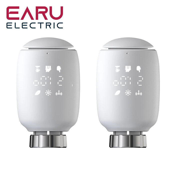 Tuya Smart ZigBee Radiator Actuator - Programmable Thermostatic Valve, Alexa & App Remote Temperature Control