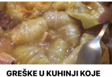 GREŠKE U KUHINJI KOJE SE NE OPRAŠTAJU: Dinstate li meso prije nego ga zamotate u sarmu?