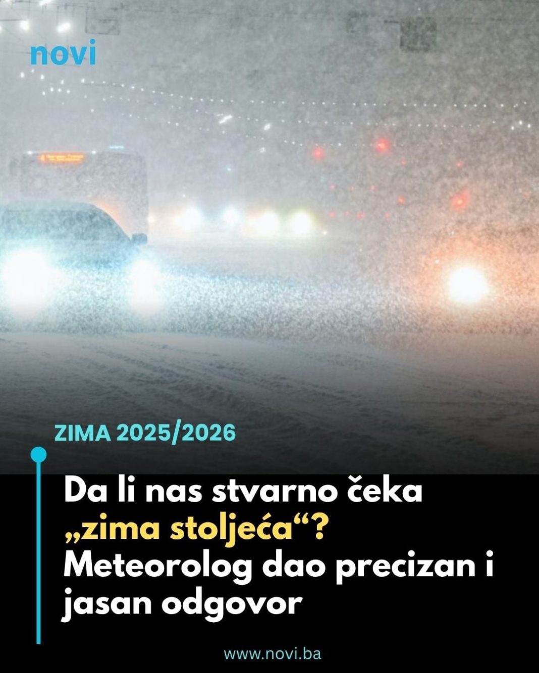 Da li nas stvarno čeka „zima stoljeća“? Meteorolog dao precizan i jasan odgovor - featured image Da li nas stvarno čeka „zima stoljeća“? Meteorolog dao precizan i jasan odgovor - featured image