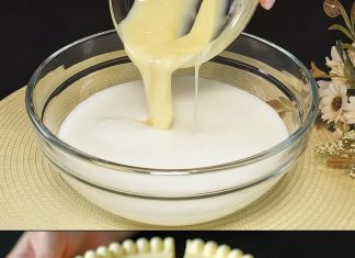 Samo mlijeko i kondenzovano mlijeko! Najukusniji desert za 5 minuta, bez rerne, brašna i želatina… Samo mlijeko i kondenzovano mlijeko! Najukusniji desert za 5 minuta, bez rerne, brašna i želatina… - featured image