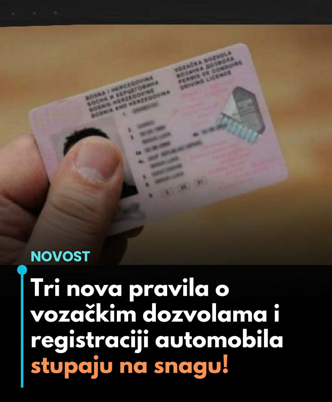 Tri nova pravila o vozačkim dozvolama i registraciji automobila stupaju na snagu! - featured image