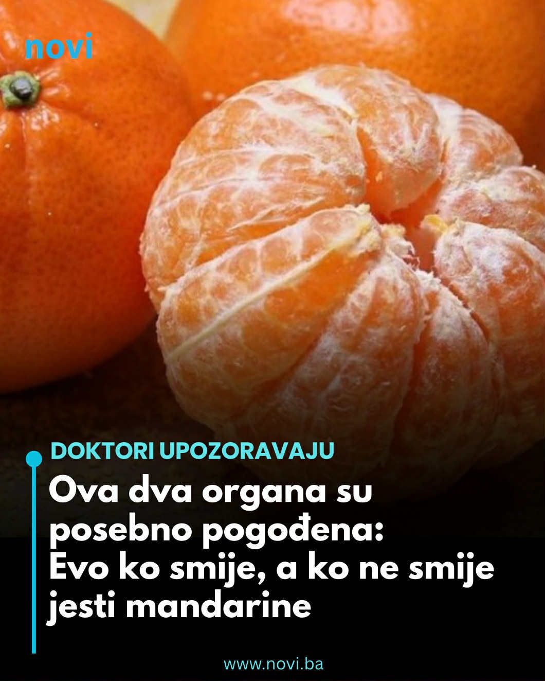 Evo koje osobe smiju, a koje ne smiju jesti mandarine - featured image Evo koje osobe smiju, a koje ne smiju jesti mandarine - featured image