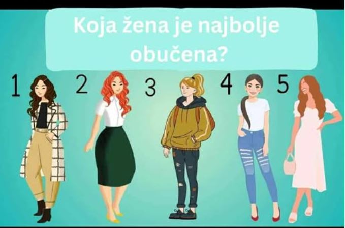 PSIHOTEST! KOJA ŽENA JE NAJBOLJE OBUČENA? Evo šta to otkriva o vama - featured image PSIHOTEST! KOJA ŽENA JE NAJBOLJE OBUČENA? Evo šta to otkriva o vama - featured image