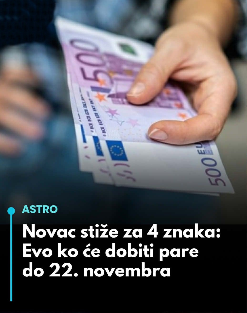 Novac stiže za 4 znaka: Evo ko će dobiti pare do 22. Novembra… - featured image