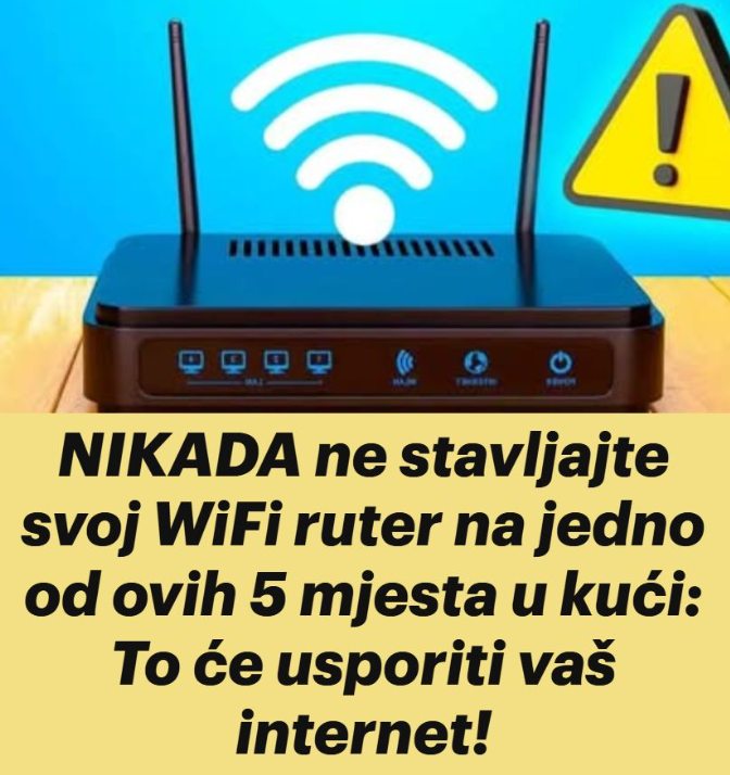 NIKADA ne stavljajte svoj WiFi ruter na jedno od ovih 5 mjesta u kući: To će usporiti vaš internet! - featured image