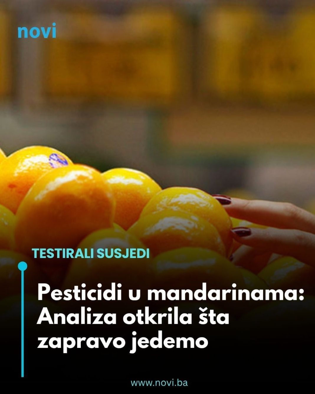 Pesticidi u mandarinama: Analiza otkrila šta zapravo jedemo - featured image Pesticidi u mandarinama: Analiza otkrila šta zapravo jedemo - featured image