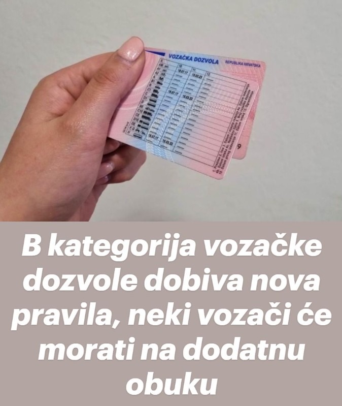 B kategorija vozačke dozvole dobiva nova pravila, neki vozači će morati na dodatnu obuku… - featured image