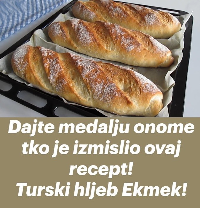 Dajte medalju onome tko je izmislio ovaj recept! Turski hljeb Ekmek! - featured image Dajte medalju onome tko je izmislio ovaj recept! Turski hljeb Ekmek! - featured image