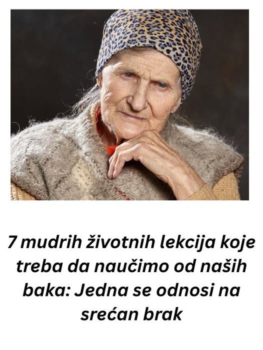 7 mudrih životnih lekcija koje treba da naučimo od naših baka: Jedna se odnosi na srećan brak - featured image 7 mudrih životnih lekcija koje treba da naučimo od naših baka: Jedna se odnosi na srećan brak - featured image