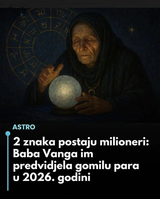 2 ZNAKA POSTAJU MILIONERI: Baba Vanga im predvidjela gomilu para u 2026. godini… - featured image 2 ZNAKA POSTAJU MILIONERI: Baba Vanga im predvidjela gomilu para u 2026. godini… - featured image