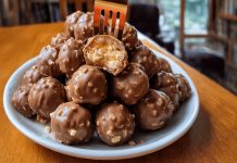 Kuglice od maslaca bez pečenja: Raj od 5 sastojaka! Pretvorite svoju omiljenu čokoladicu u neodoljive poslastice uz ovaj brzi i jednostavni recept. Kuglice od maslaca bez pečenja: Raj od 5 sastojaka! Pretvorite svoju omiljenu čokoladicu u neodoljive poslastice uz ovaj brzi i jednostavni recept. - featured image