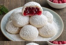 PREDIVNI KOLAČIĆI SA MALINAMA “SNJEŽNE KUGLICE”.. JEDU SE U JEDNOM ZALOGAJU… PREDIVNI KOLAČIĆI SA MALINAMA “SNJEŽNE KUGLICE”.. JEDU SE U JEDNOM ZALOGAJU… - featured image