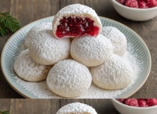 PREDIVNI KOLAČIĆI SA MALINAMA “SNJEŽNE KUGLICE”.. JEDU SE U JEDNOM ZALOGAJU… PREDIVNI KOLAČIĆI SA MALINAMA “SNJEŽNE KUGLICE”.. JEDU SE U JEDNOM ZALOGAJU… - featured image