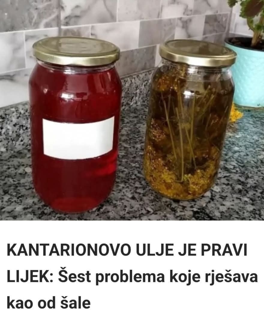 KANTARIONOVO ULJE JE PRAVI LIJEK: Šest problema koje rješava kao od šale - featured image