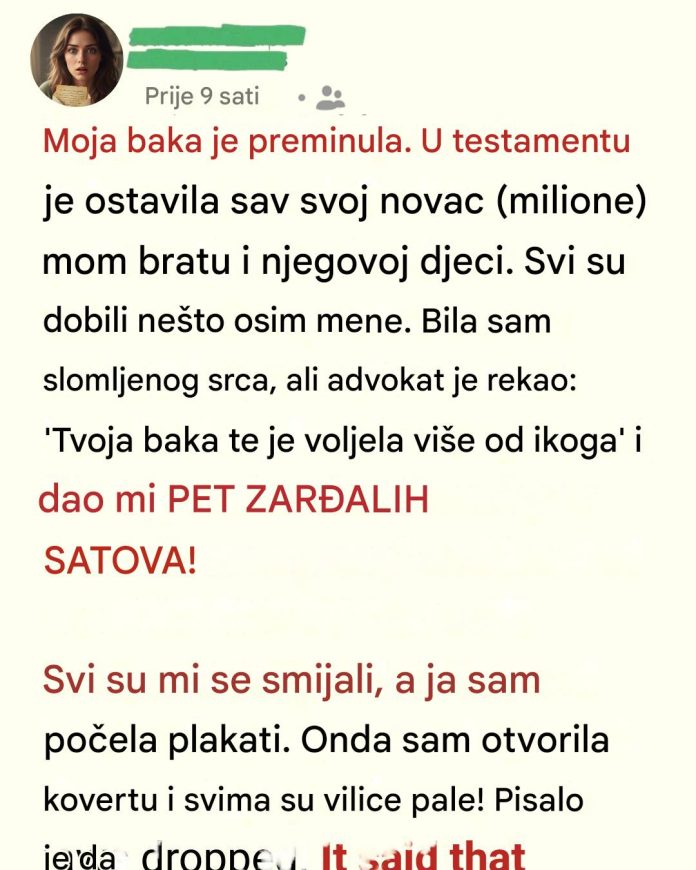 Moja porodica se smejala mom “bezvrednom” nasledstvu — sve dok se istina nije otkrila… - featured image Moja porodica se smejala mom “bezvrednom” nasledstvu — sve dok se istina nije otkrila… - featured image
