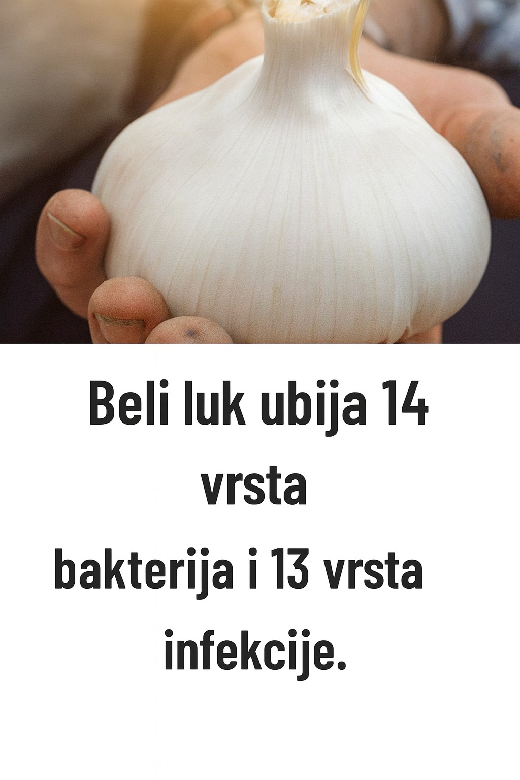 🧄 Bijeli luk ubija 14 vrsta bakterija: Prirodni “antibiotik” o kojem biste trebali znati - featured image
