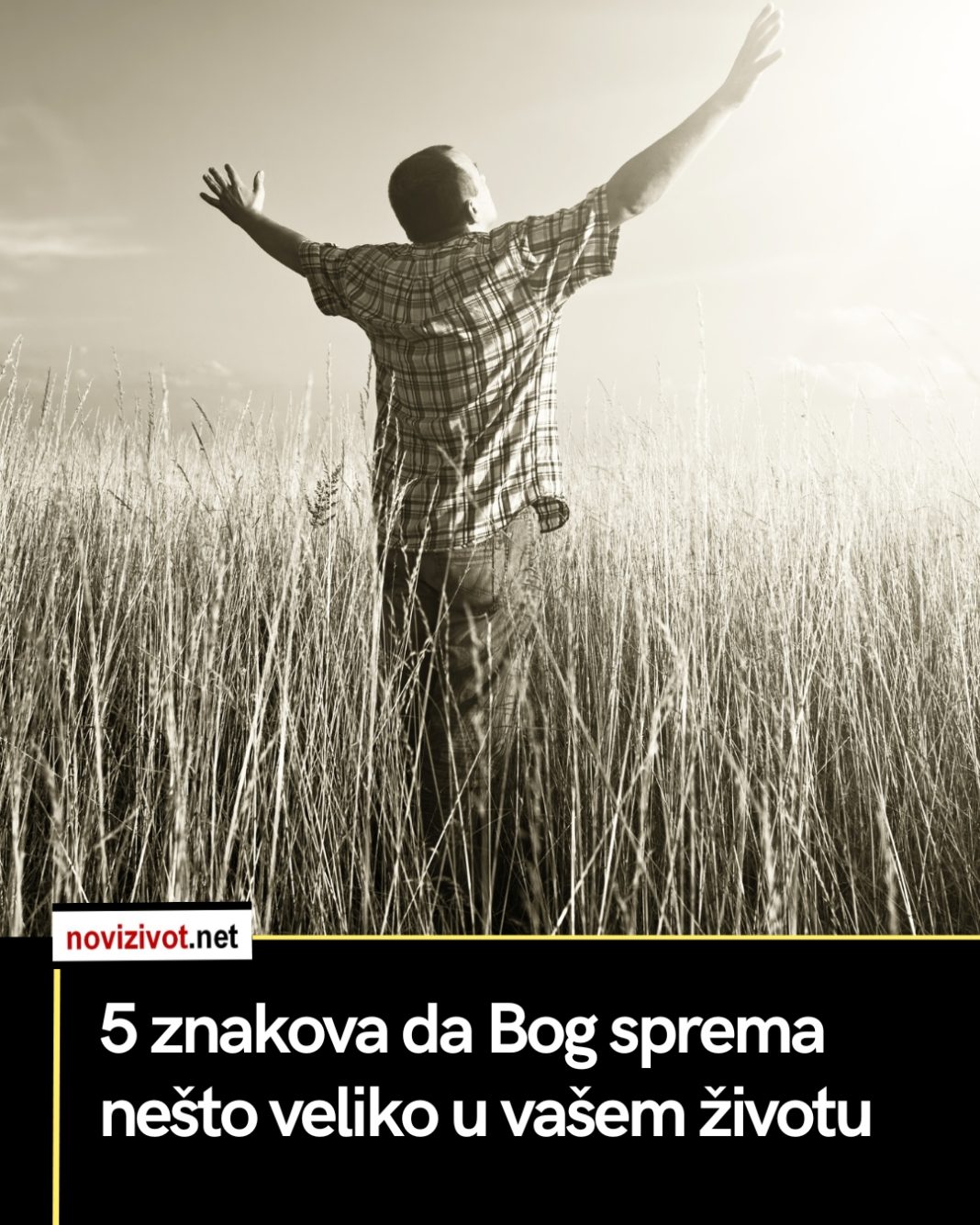 5 znakova da Bog sprema nešto veliko u vašem životu - featured image