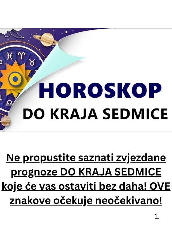 Ne propustite saznati zvjezdane prognoze DO KRAJA SEDMICE koje će vas ostaviti bez daha! OVE znakove očekuje neočekivano! - featured image