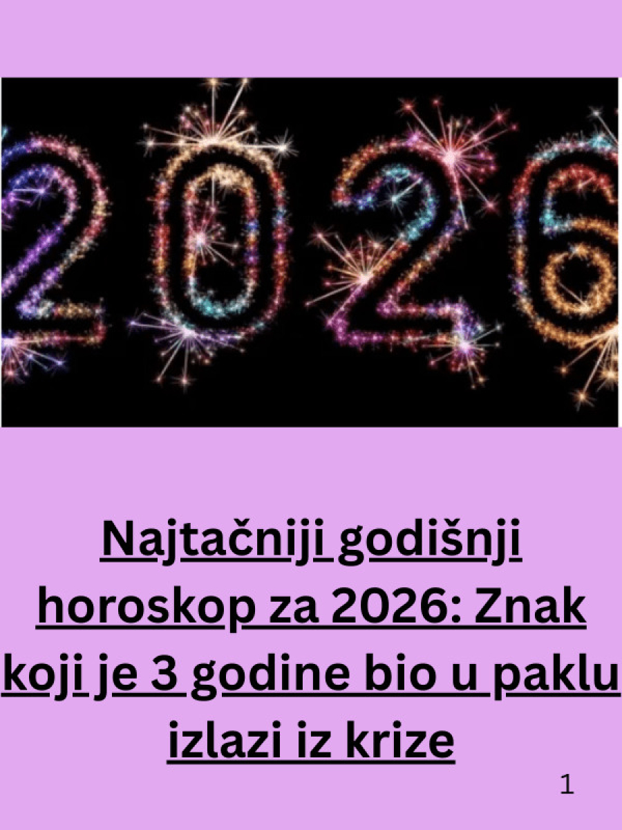 0V0 JE NAJTAČNlJl H0R0SK0P ZA 2026: Znak koji je 3 godine bio u paklu izlazi iz krize…. - featured image 0V0 JE NAJTAČNlJl H0R0SK0P ZA 2026: Znak koji je 3 godine bio u paklu izlazi iz krize…. - featured image