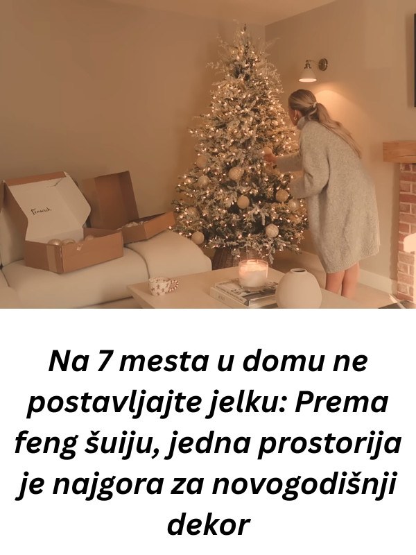 Na 7 mesta u domu ne postavljajte jelku: Prema feng šuiju, jedna prostorija je najgora za novogodišnji dekor - featured image