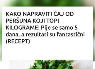 ČAJ OD PERŠUNA JE NAJBOLJI ZA MRŠAVLJENJE: Ali samo ako ga pijete OVAKO! ČAJ OD PERŠUNA JE NAJBOLJI ZA MRŠAVLJENJE: Ali samo ako ga pijete OVAKO! - featured image