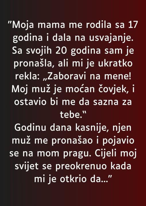 “Moja mama me rodila sa 17 godina…” - featured image