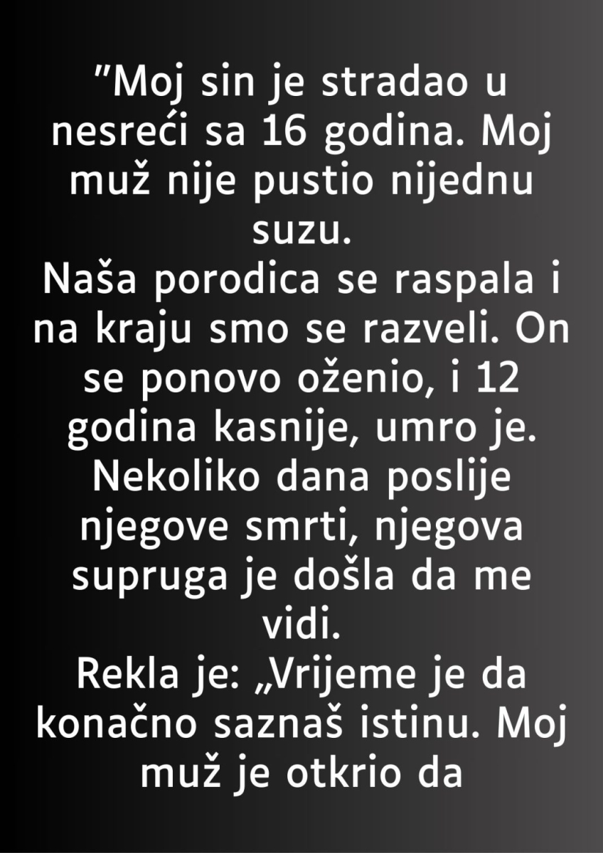 “Moj sin je stradao u nesreći sa 16 godina…” - featured image