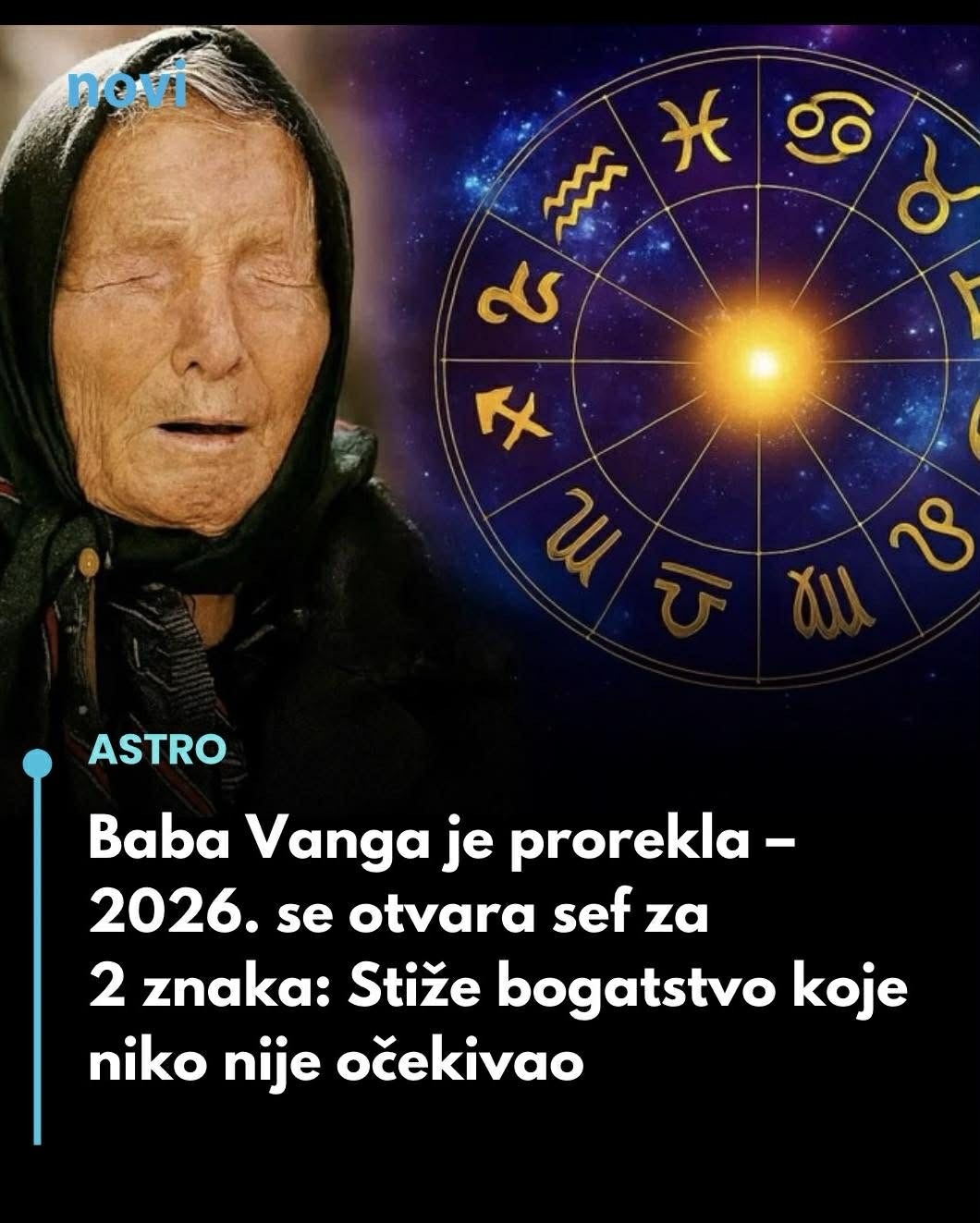 Baba Vanga je prorekla – 2026. se otvara sef za 2 znaka: Stiže bogatstvo koje niko nije očekivao… - featured image