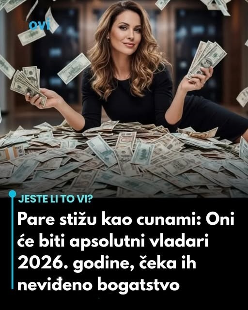 Pare stižu savih strana: Oni će biti apsolutni vladari 2026. godine, čeka ih neviđeno bogatstvo… - featured image Pare stižu savih strana: Oni će biti apsolutni vladari 2026. godine, čeka ih neviđeno bogatstvo… - featured image