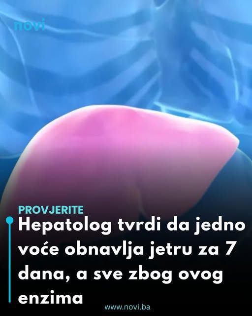 Hepatolog tvrdi da jedno voće obnavlja jetru za 7 dana, a sve zbog ovog enzima - featured image