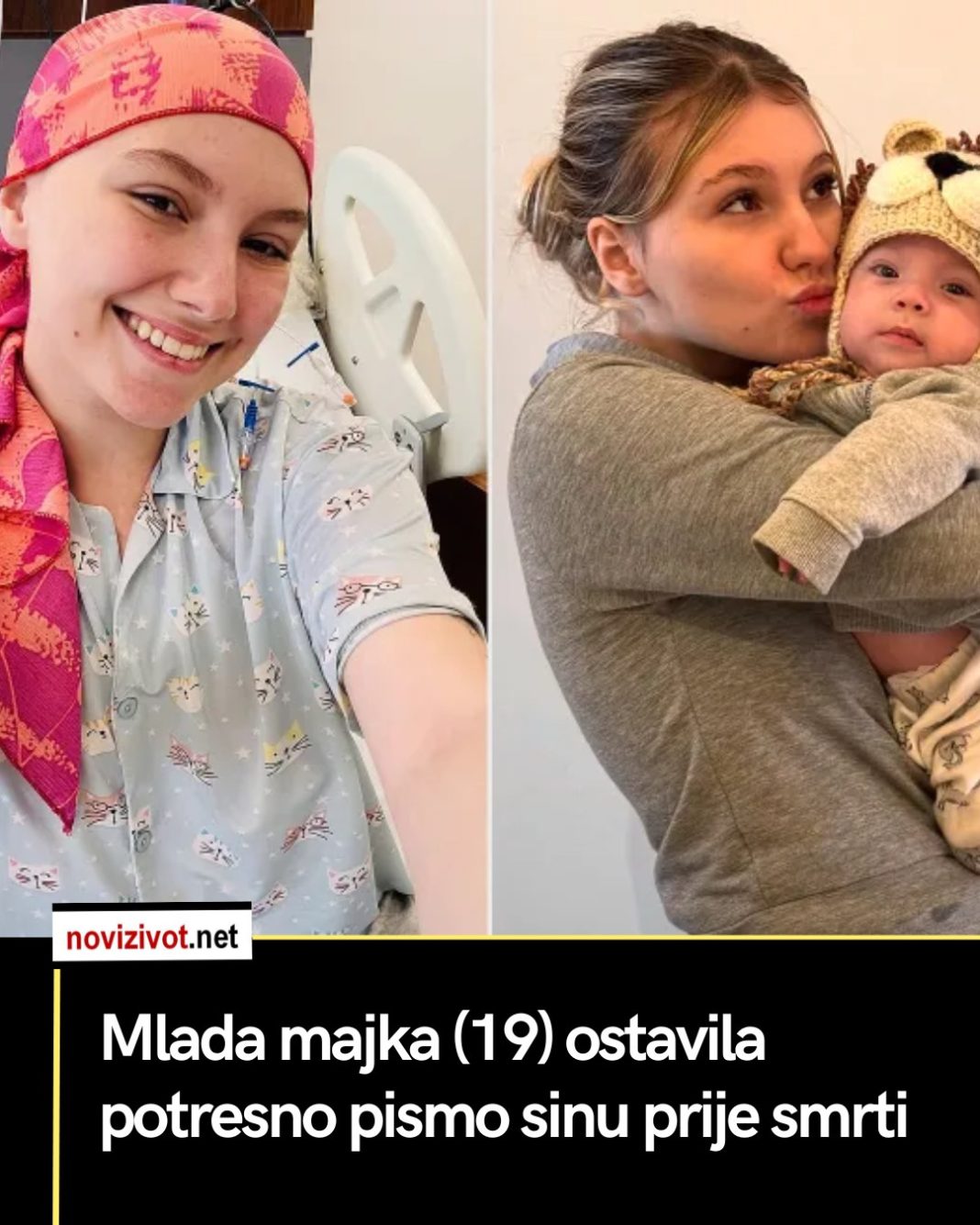 Mlada majka (19) ostavila potresno pismo sinu prije smrti - featured image