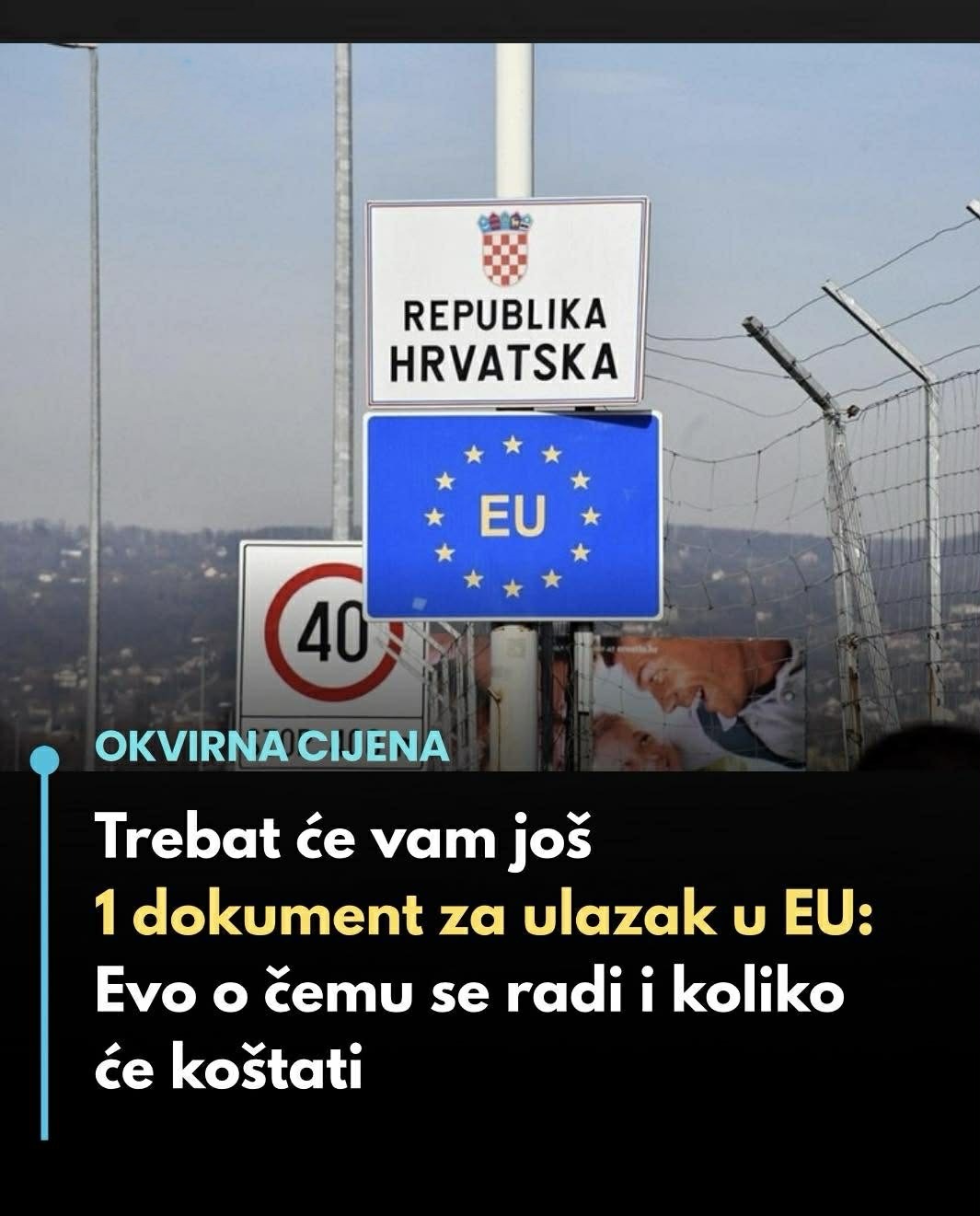 Trebat će vam još 1 dokument za ulazak u EU: Evo o čemu se radi i koliko će koštati… - featured image