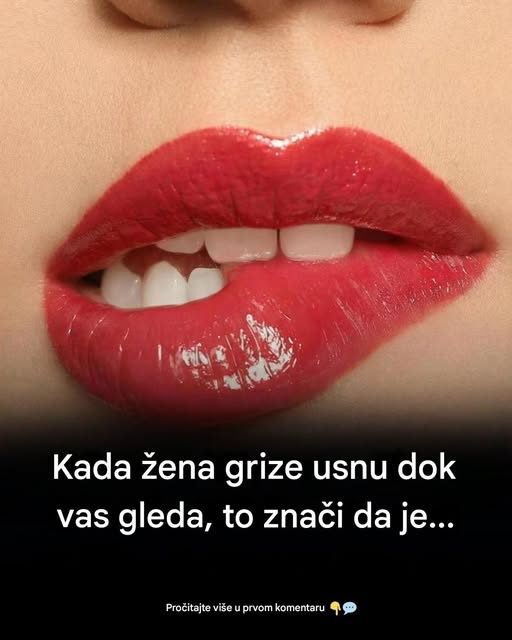 Kada žena grize usnu dok vas gleda, to znači da je… - featured image Kada žena grize usnu dok vas gleda, to znači da je… - featured image