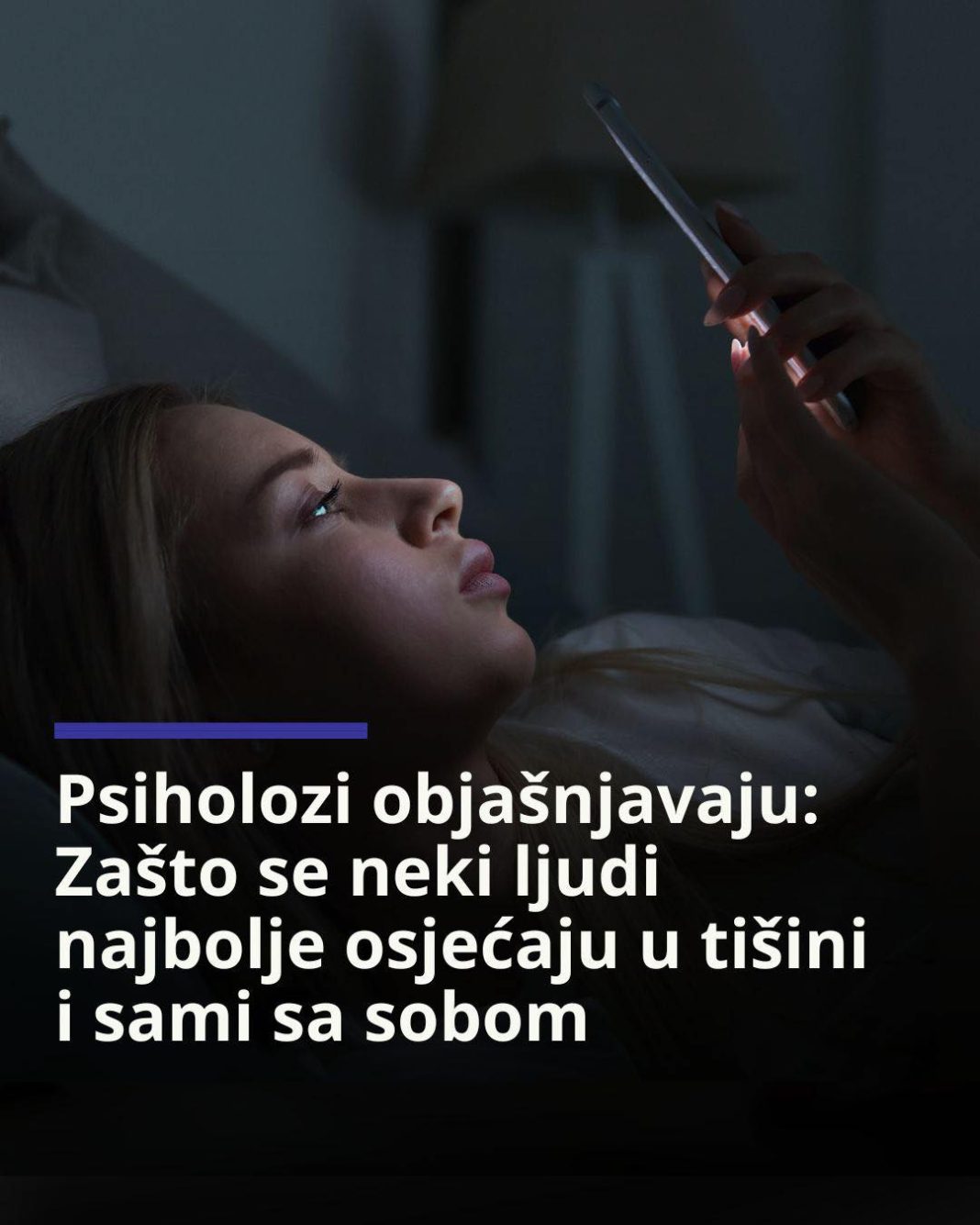 Psiholozi objasnili: Zašto se neki ljudi najbolje osjećaju u tišini i sami sa sobom - featured image Psiholozi objasnili: Zašto se neki ljudi najbolje osjećaju u tišini i sami sa sobom - featured image