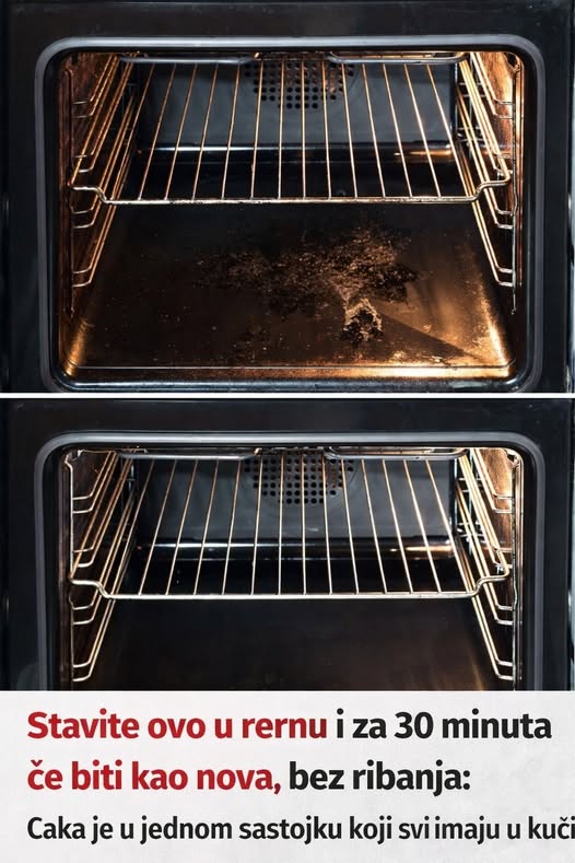 Stavite ovo rernu i za 30 minuta će biti kao nova, bez ribanja: Caka je u jednom sastojku koji svi imaju u kući - featured image