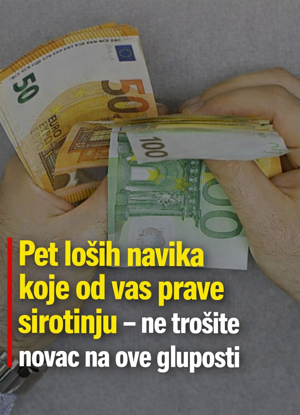 Pet loših navika koje od vas prave sirotinju – ne trošite novac na ove gluposti - featured image