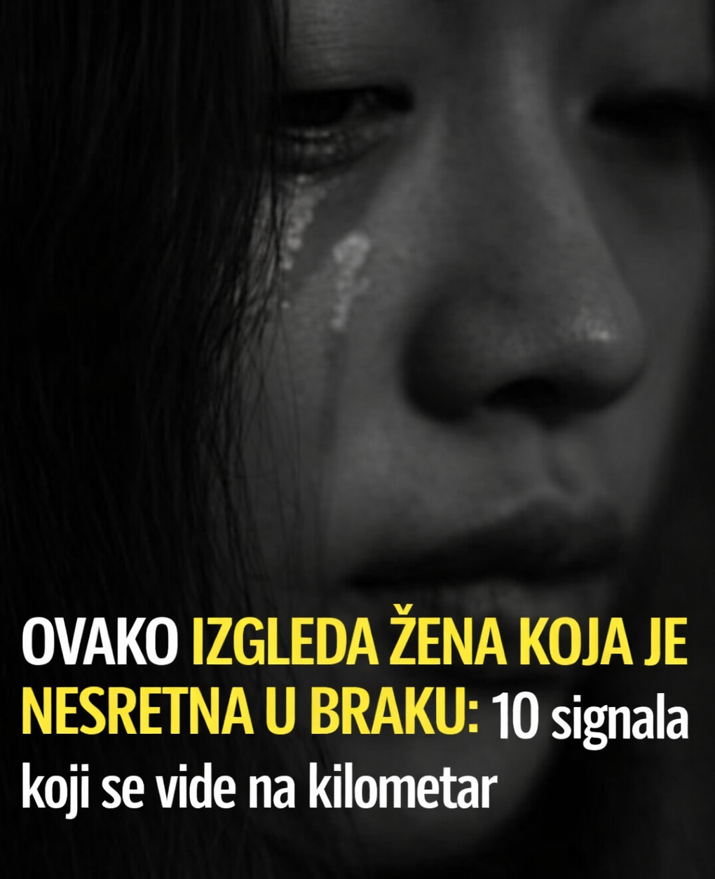 OVAKO IZGLEDA ŽENA KOJA JE NESRETNA U BRAKU: 10 signala koji se vide na kilometar - featured image