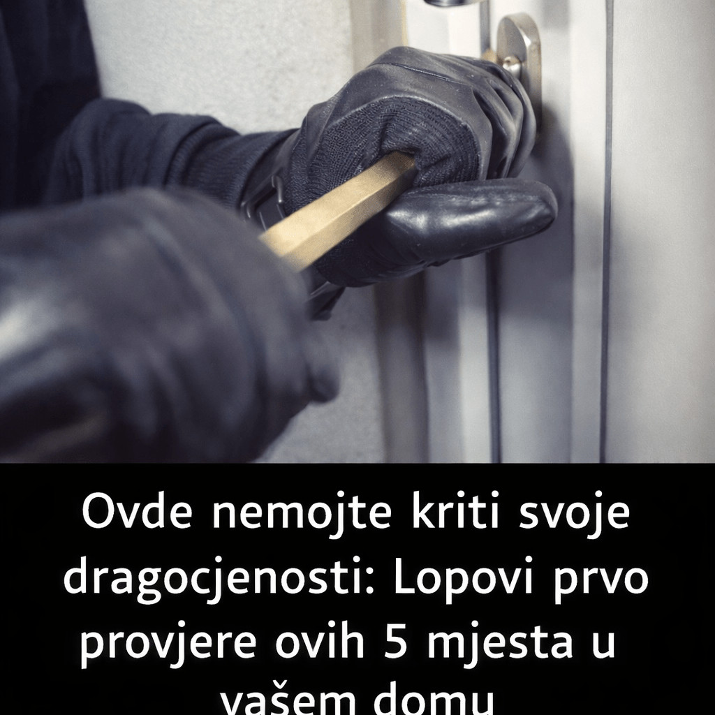 NA OVO MJESTO VIŠE NEMOJTE OSTAVLJATI SVOJE DRAGOCJENOSTl: Lopovi prvo provjere ovih 5 mjesta u vašem domu - featured image