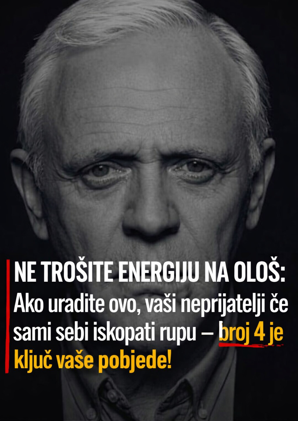 NE TROŠITE ENERGIJU NA OLOŠ: Ako uradite ovo, vaši neprijatelji će sami sebi iskopati rupu – broj 4 je ključ vaše pobjede! - featured image